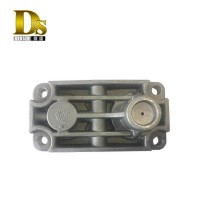 Densen Customized Aluminum Precoated Sand Casting and Machining Cover for Electrical Equipment of Tr