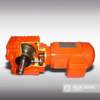 Ce Approved 0.18kw~200kw K Series Gearbox Helical Bevel Gearmotor