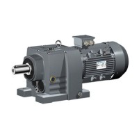 Foot-Mounted Gray Cast Iron R Series Inline Helical Gearbox (R38~R168)