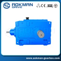 Right Angle B Series Industrial Gearbox with Solid Shaft