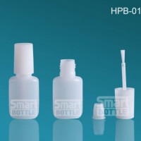 Hopson 8g High Quality HDPE Plastic Bottle with Brush