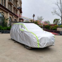 Wholesale Car Accessories Silver UV-Proof Waterproof Sunproof Full Auto Car Cover