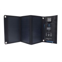 Find21W Portable Solar Charger with Dual USB Output for Mobile Phone Charge Outdoors