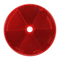 Reflective Round Reflex Plastic Reflector with Hole