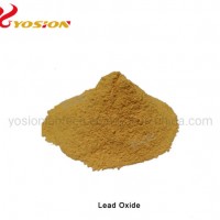 Lead Acid Component Yellow/Red Pbo Litharge for Ceramics  Glass  Rubber