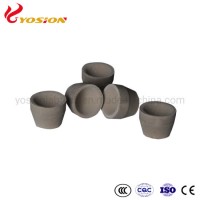 Refractory Gold and Silver Fire Assay Bone Ash Cupel Crucible