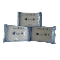 Travel Pack Spunlace Alcohol Free Adult Wet Wipes Organic Wet Tissues