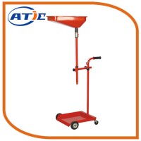 Waste Oil Drainer for Car  Adjustable Height Metal Container for Oil