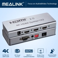 1X2 HDMI 2.0 Splitter 4k with IR (Support EDID  RS232)