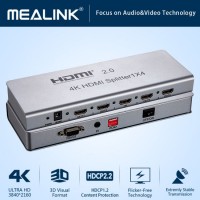 4k 1X4 HDMI 2.0 Splitter with IR (Support EDID  RS232)