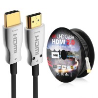 Fiber Optical Active 4K@60Hz HDMI 2.0 Cable with Built-in Chip