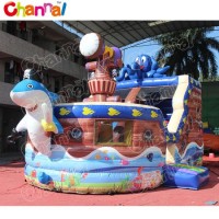 2020 Original Design Pirate Ship Inflatable Dry Slide Chsl750