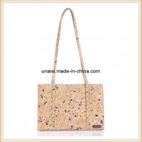 Colorful Cork Satchel Corssbody Hand Bag for Ladies