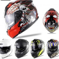 New Racing Helmet Outdoor Riding Reflective Strip Double Lens