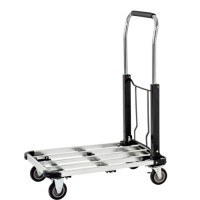 Alum Easy-Carrying Platform Hand Truck Hand Trolley with Two Wheels Trolley Luggage Jzs150n