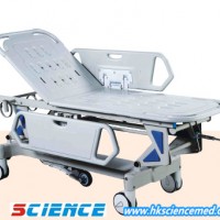 Luxurious Manual up/Down Hospital Emergency Trolley