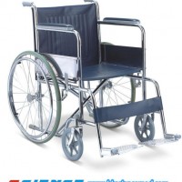 Economic Chromed Steel Manual Wheelchair