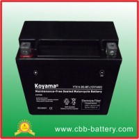 High Performace 12V 12ah Sealed Lead Acid AGM Mf Motorcycle Battery Ytx14-BS