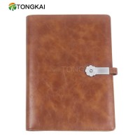 Magnetic Buckle 6 Ring Binder 8000mAh Power Bank Card Slot Notebook