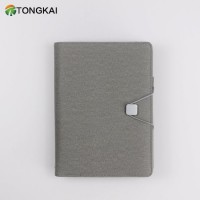 Power Bank Elastic Band Button Strap with Loose-Leaf Notebook