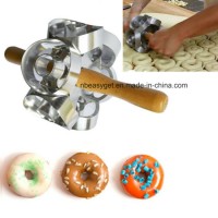 Rollving Heavy Duty Metal Donut Cutter Mold Doughnut Maker Tool Cutting Donut Maker Cutter Mold Fond