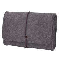 Felt Storage Case Bag Accessories Organizer for MacBook Laptop Mouse Power Adapter Cables Computer E