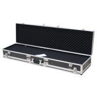 2 Rifle Shotgun Storage Box Custom Size Aluminum Case with Foam