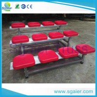 Good Quality Outdoor Metal Telescopic Seating From Guangzhou for Basketball Court