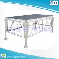 Durable Aluminum Stage with Adjustable Height Used for Indoor Performance Outdoor Wedding Stage