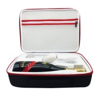 Portable EVA Case Easy Carrying Wine Champane Bottle and Glasses Case