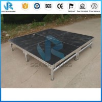 Reliable Safety Removable Dancing Portable Stage with Folding Legs