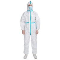 High Quality Corona Virus Disposable Coverall Surgical Hospital Protection Cloth Suit Protective Clo