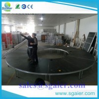 Good Load Capacity Mobile Stage with 1X1m  1.22m X1.22m Size Hotel Stage