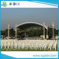 China on Sale Aluminum Studio Curved Event Stage Lighting Roof Truss