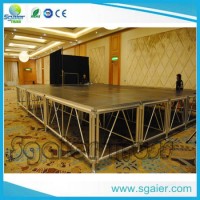 Folding Stage Steps Modular DIY Runway Stage Mini Indoor Stage