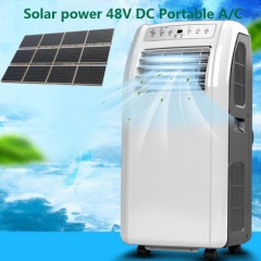 9000BTU 12000BTU DC 48V Affordable 100% Solar Portable Air Conditioner图1