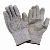 Palm Grey PU Coated UHMW-PE Cut-Resistance Safety Glove