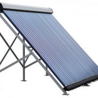 Manifold Solar Collector with Heat Pipe Evacuated Solar Tubes