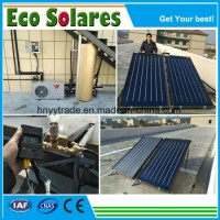 Black Chrome Coating Flat Plate Solar Collector for Project