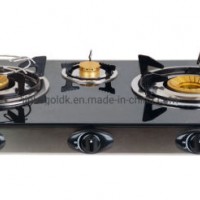 Home Appliance Tabletop Three Glass Stove T626A Gas Cooker