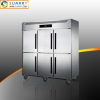 Commercial Upright Vertical Stainless Steel Deep Cabinet Chiller Refrigerator and Freezer