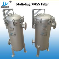 3 Year Gurantee 1um 304ss Sandblasting Bag Filter Housing for Water Treatment