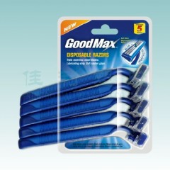 Disposable Razor with Triple Blades in Blister Card图1