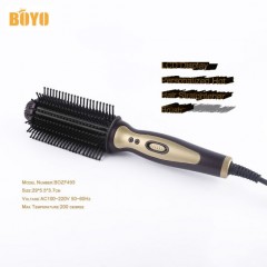 Fast Straightening Brush Hair LCD Display Hair Straightener Brush图1