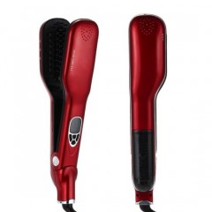 Fashionable Safe Steam Hair Straightener Brush图1