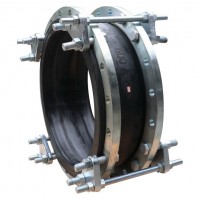 Flexible Rubber Joint with Fixed Tie Rods  Double Flange End