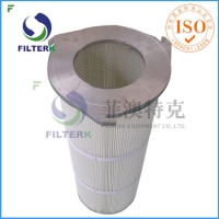 3 Lugs Pleated Washable Cartridge Filter