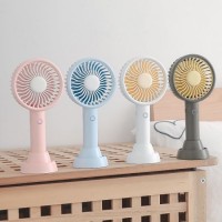 Customize Logo Rechargeable F1 Desk LED Mini Handy Fan