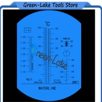 Antifreeze Refractometer with Adblue Scale for Car Battery Fluid Refractometer Propylene Glycol Ethy