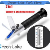 2 in 1 Brix & Salinity Refractometer for Foods Industrial